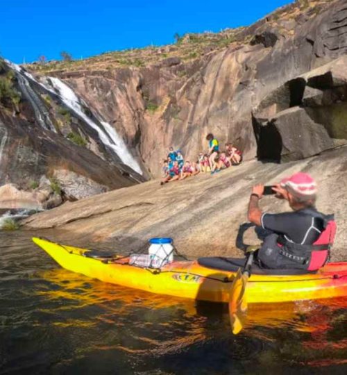 Kayak Cascada de Ézaro